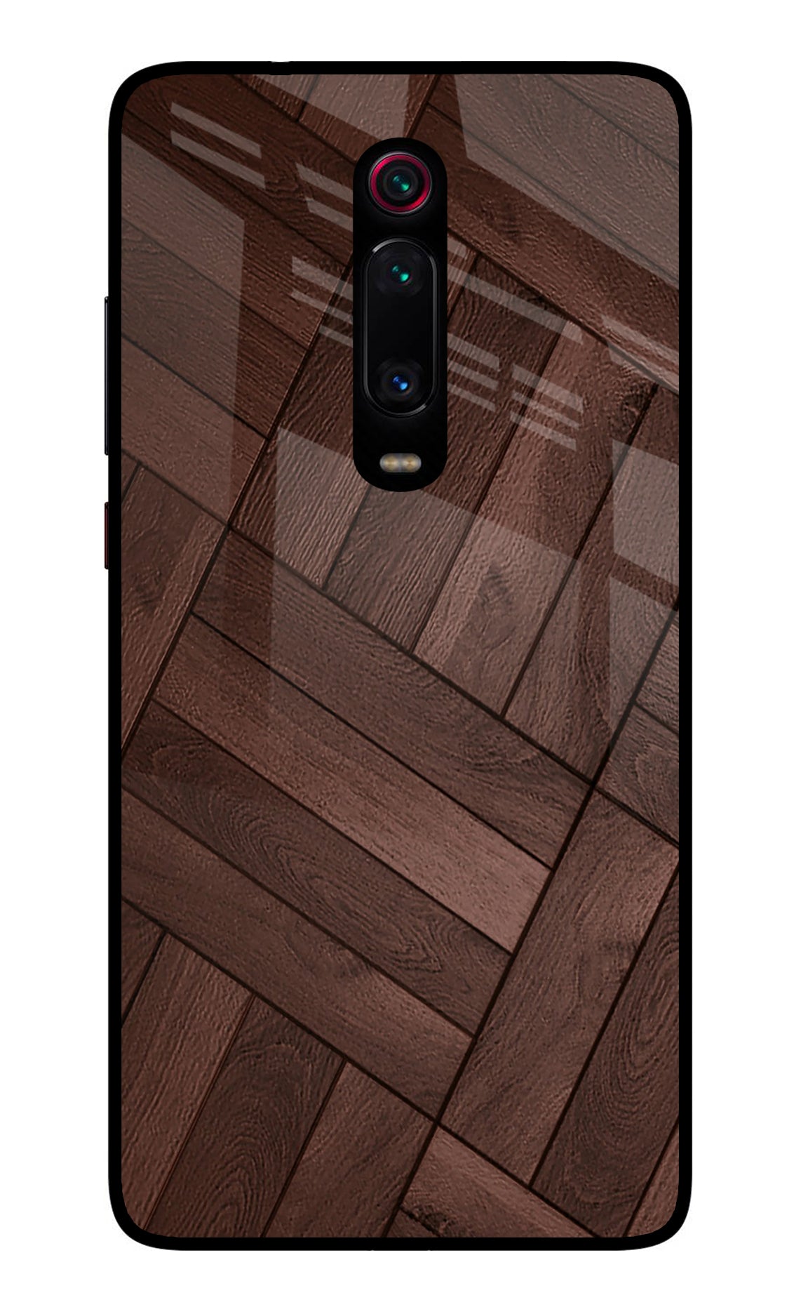 Wooden Texture Design Redmi K20/K20 Pro Glass Case