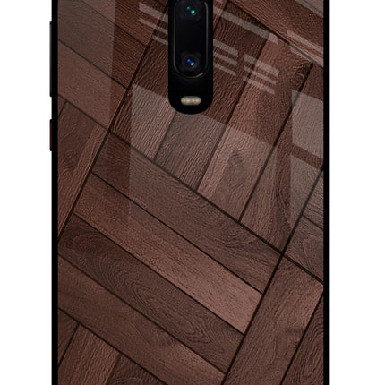 Wooden Texture Design Redmi K20/K20 Pro Glass Case