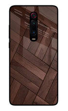 Wooden Texture Design Redmi K20/K20 Pro Glass Case