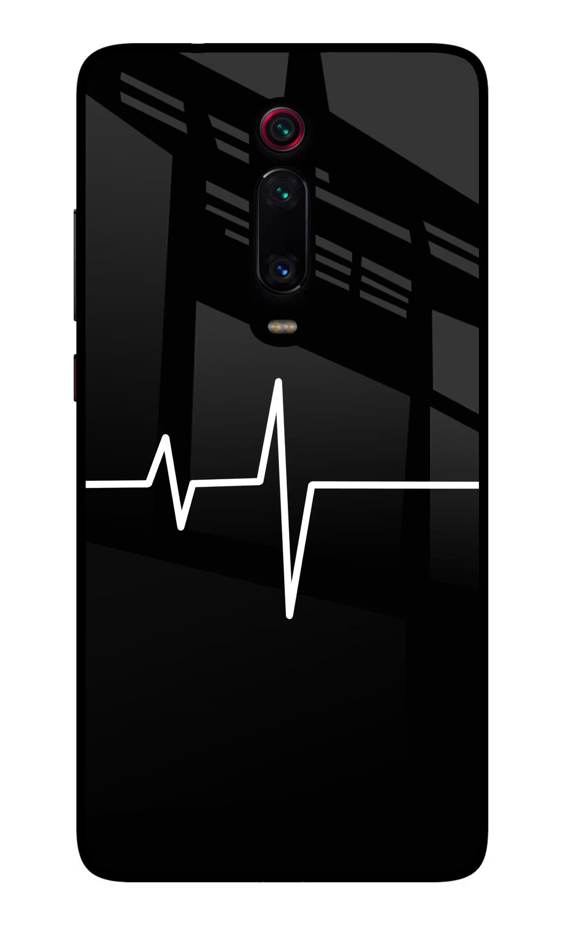 Heart Beats Redmi K20/K20 Pro Glass Case Back Cover by Casekaro