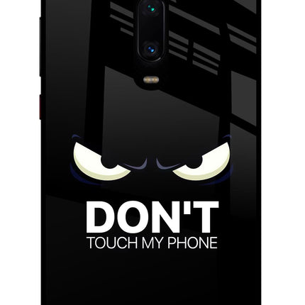 Don'T Touch My Phone Redmi K20/K20 Pro Glass Case