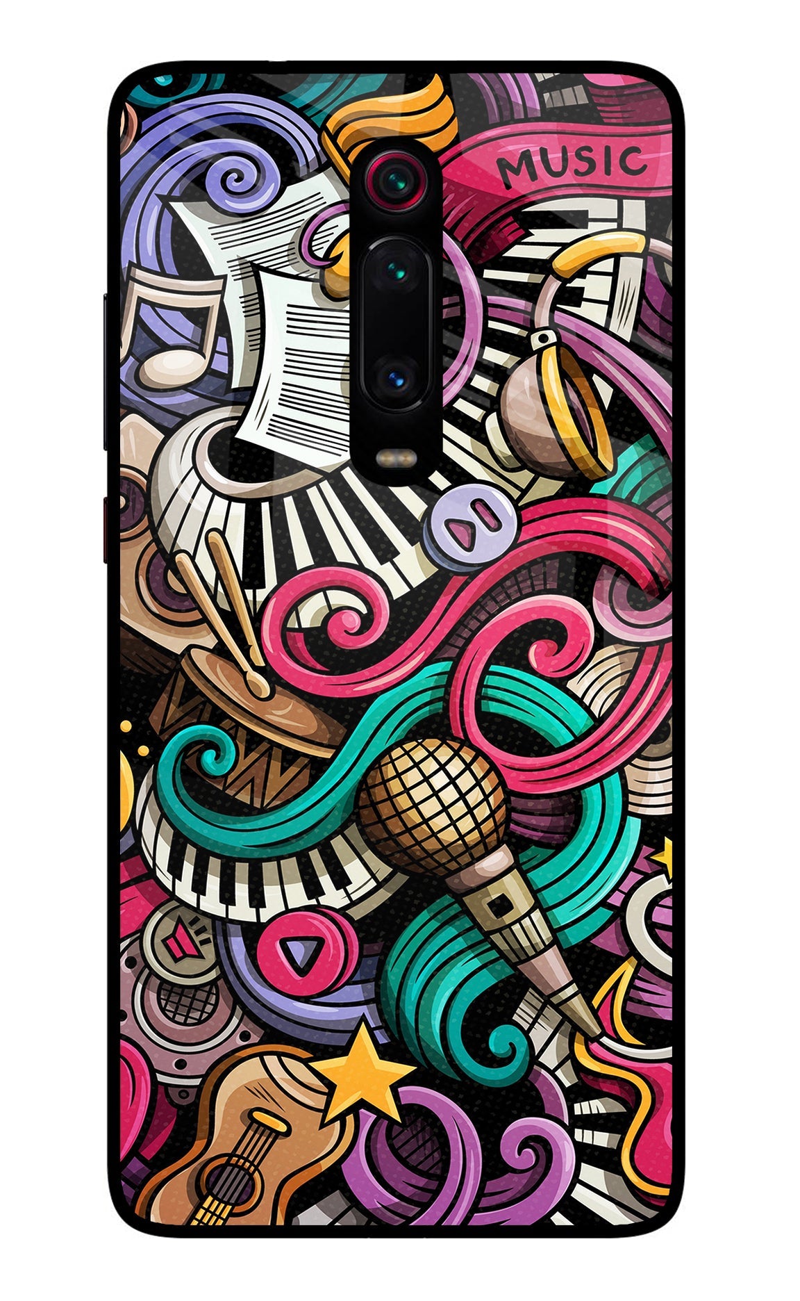 Music Abstract Redmi K20/K20 Pro Back Cover