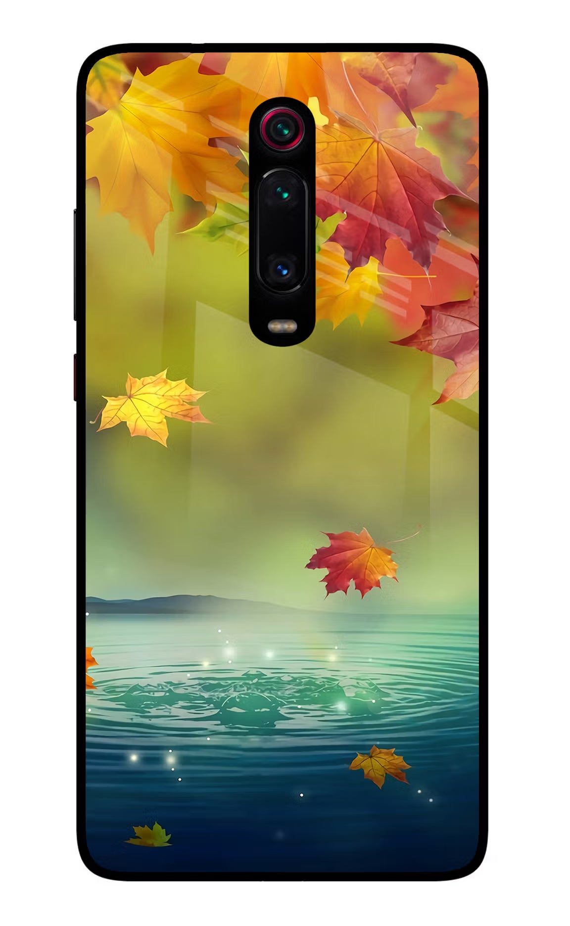 Flowers Redmi K20/K20 Pro Glass Case Back Cover by Casekaro