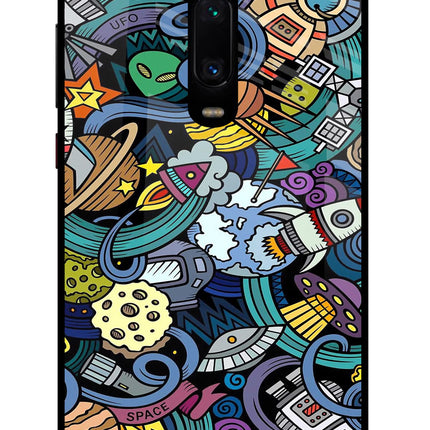 Space Abstract Redmi K20/K20 Pro Glass Case