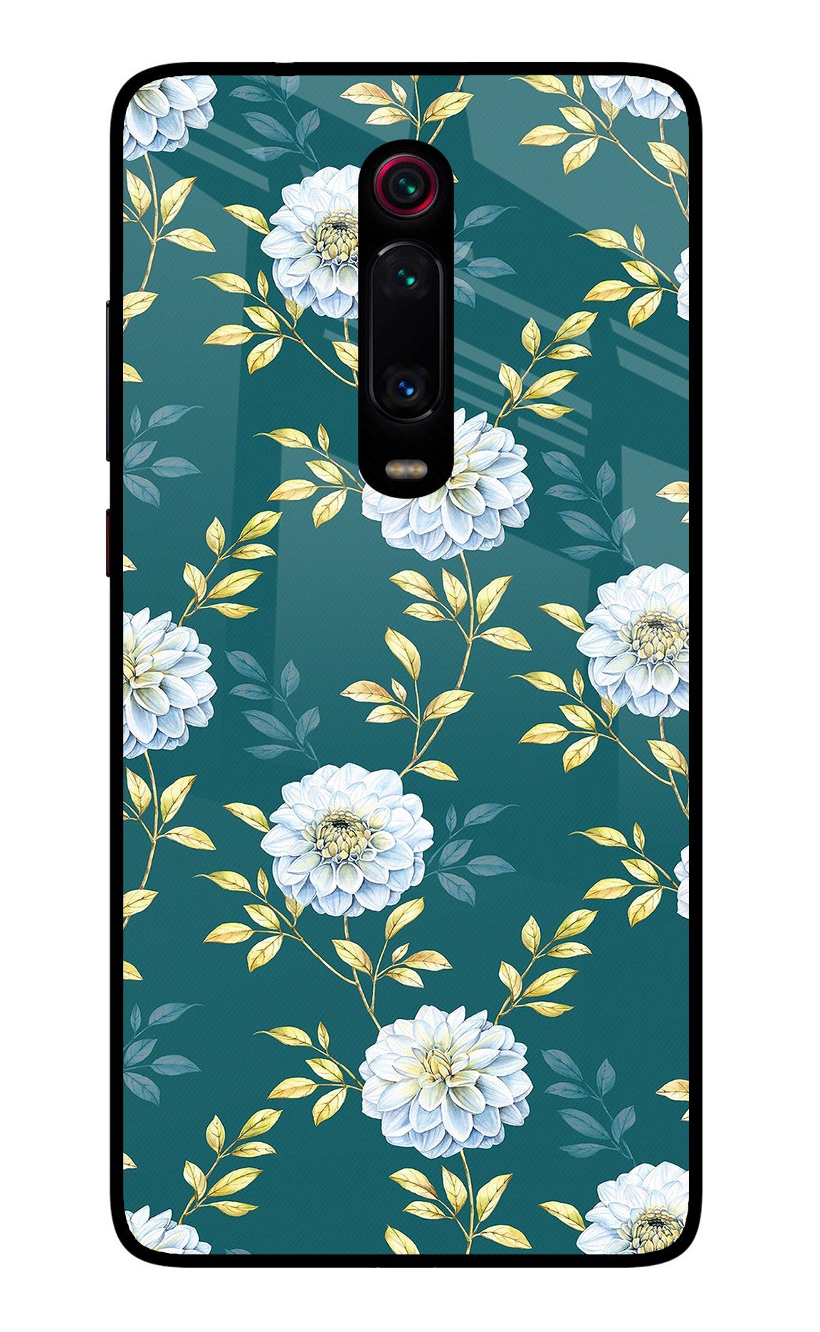 Flowers Redmi K20/K20 Pro Glass Case