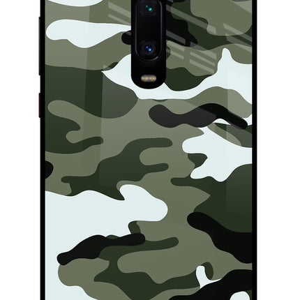 Camouflage Redmi K20/K20 Pro Glass Case Back Cover by Casekaro