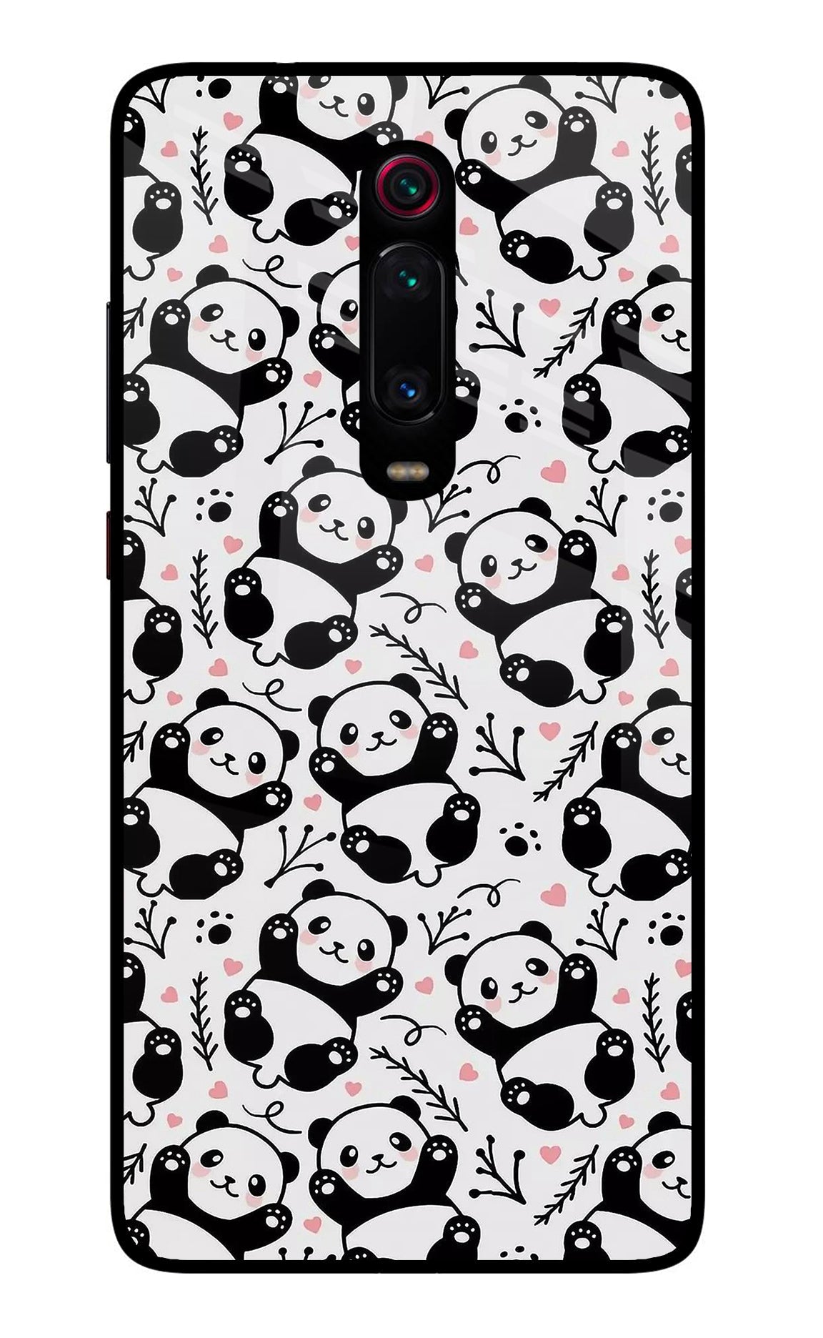 Cute Panda Redmi K20/K20 Pro Glass Case