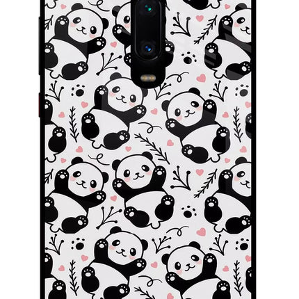 Cute Panda Redmi K20/K20 Pro Glass Case