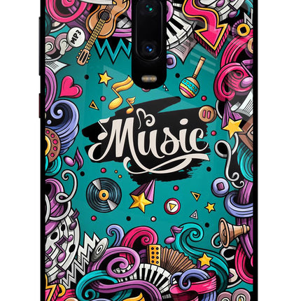 Music Graffiti Redmi K20/K20 Pro Glass Case