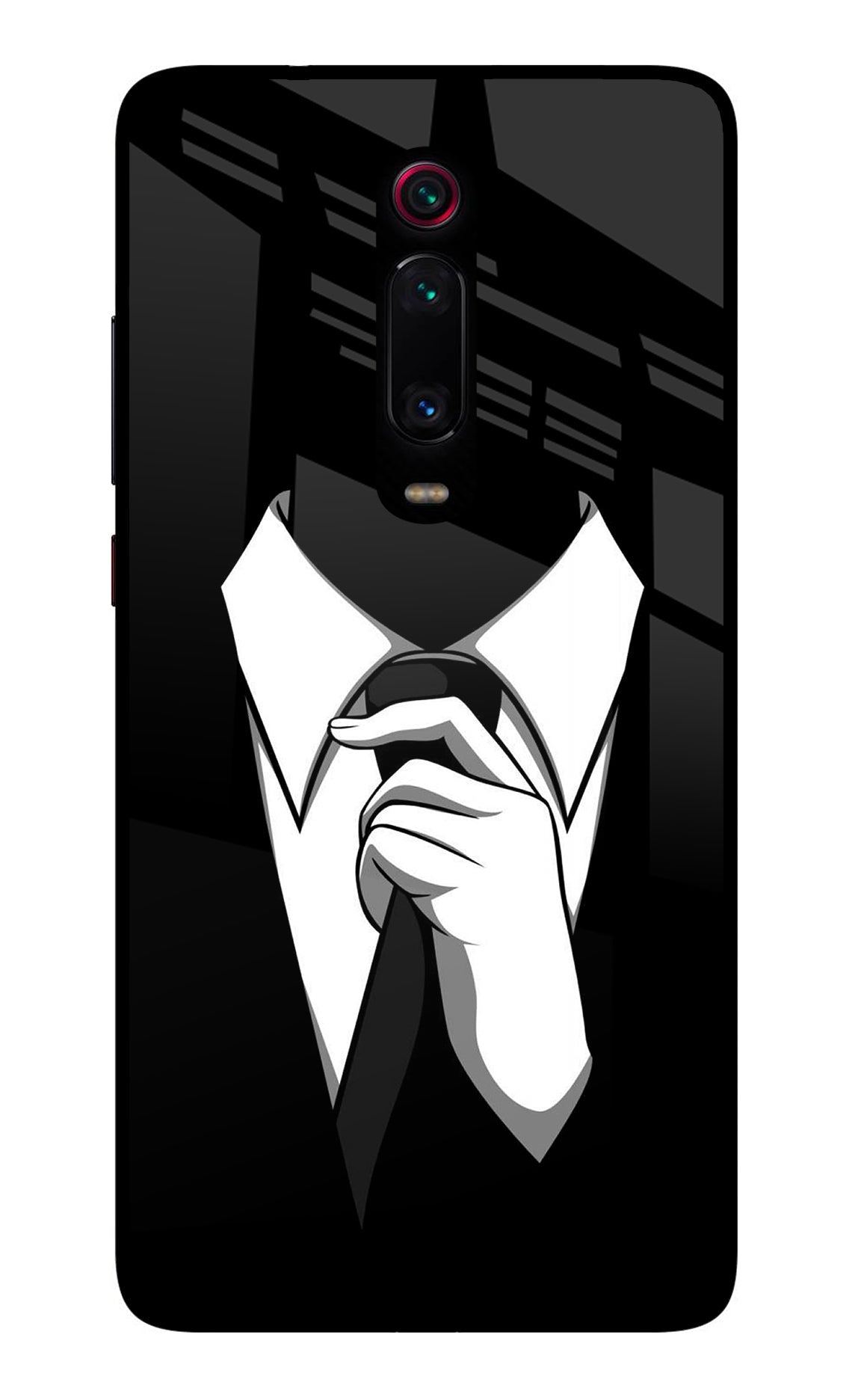 Black Tie Redmi K20/K20 Pro Glass Case