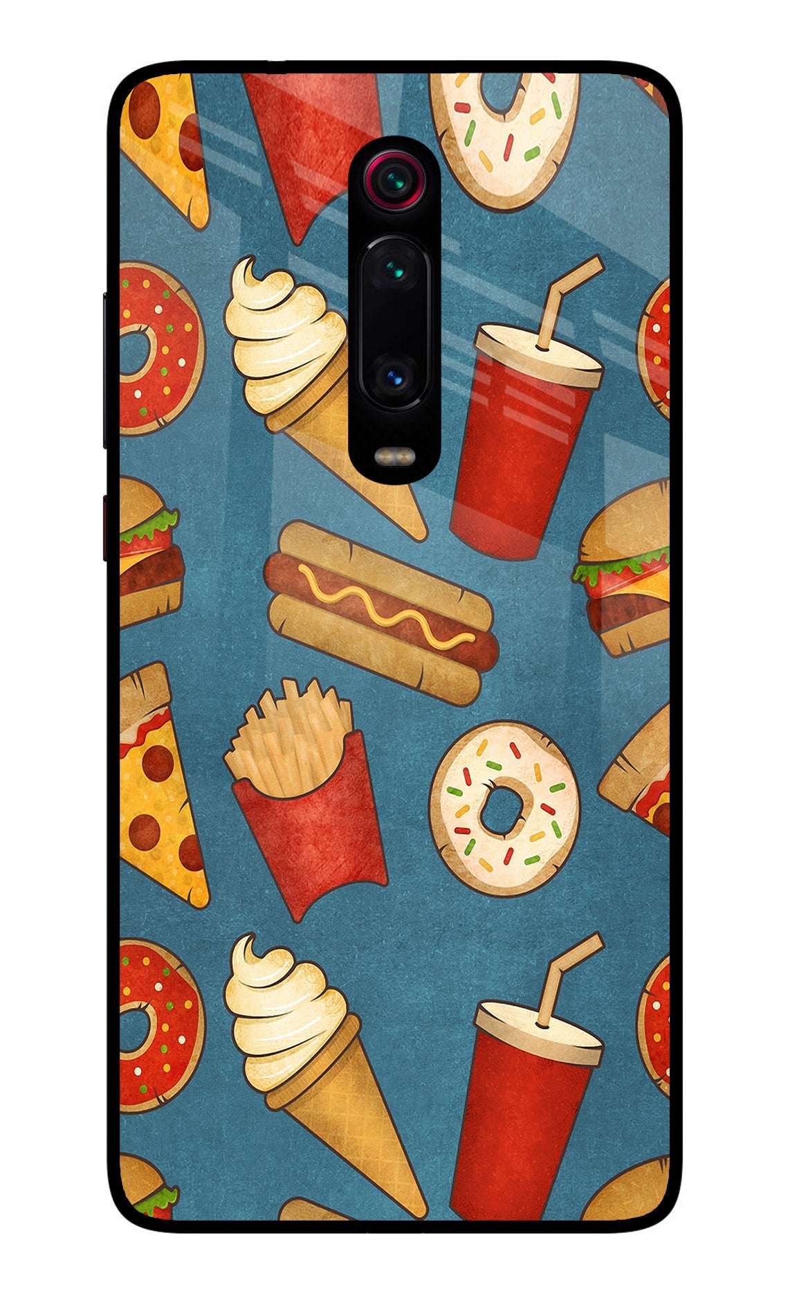 Foodie Redmi K20/K20 Pro Glass Case