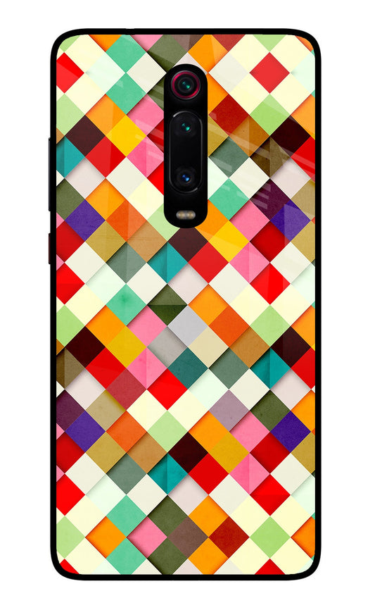 Geometric Abstract Colorful Redmi K20/K20 Pro Glass Case