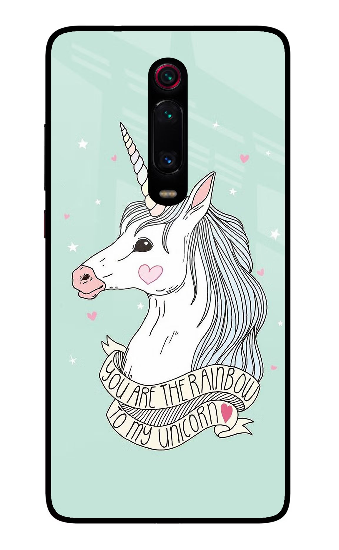 Unicorn Wallpaper Redmi K20/K20 Pro Glass Case Back Cover by Casekaro