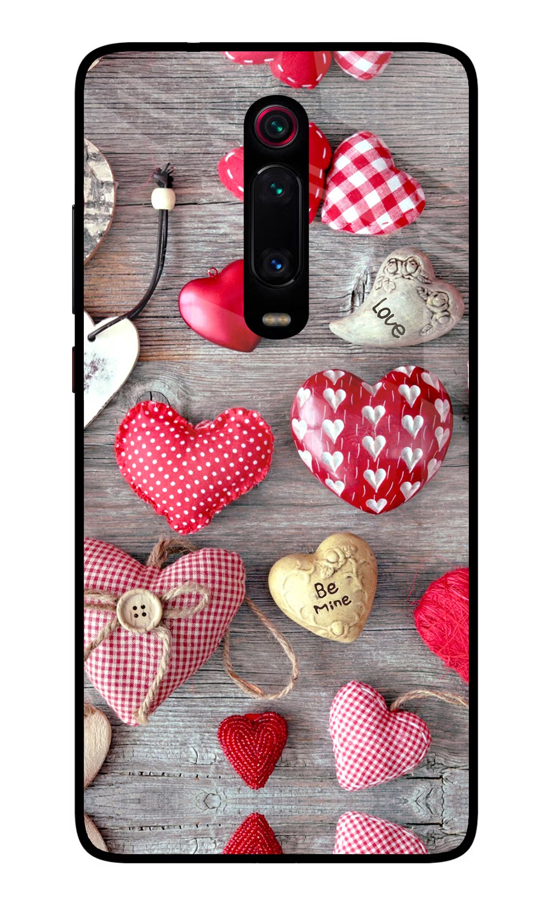 Love Wallpaper Redmi K20/K20 Pro Glass Case Back Cover by Casekaro