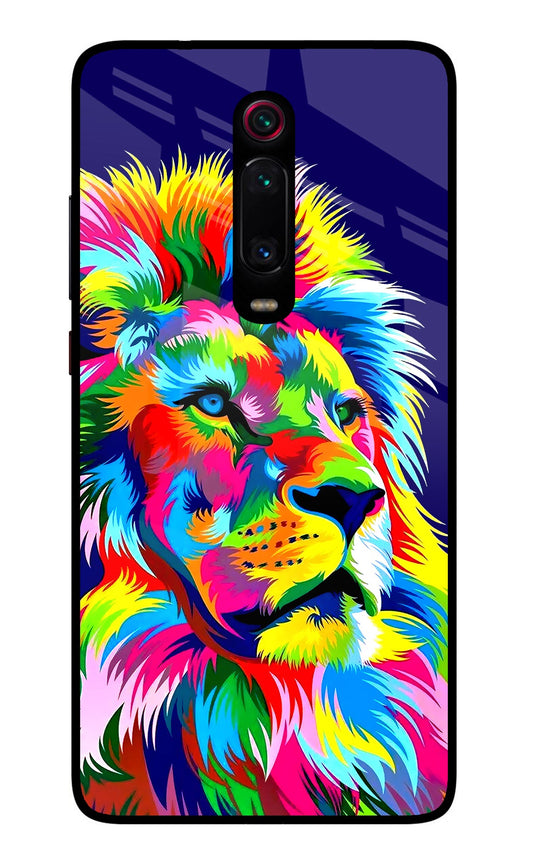 Vector Art Lion Redmi K20/K20 Pro Glass Case