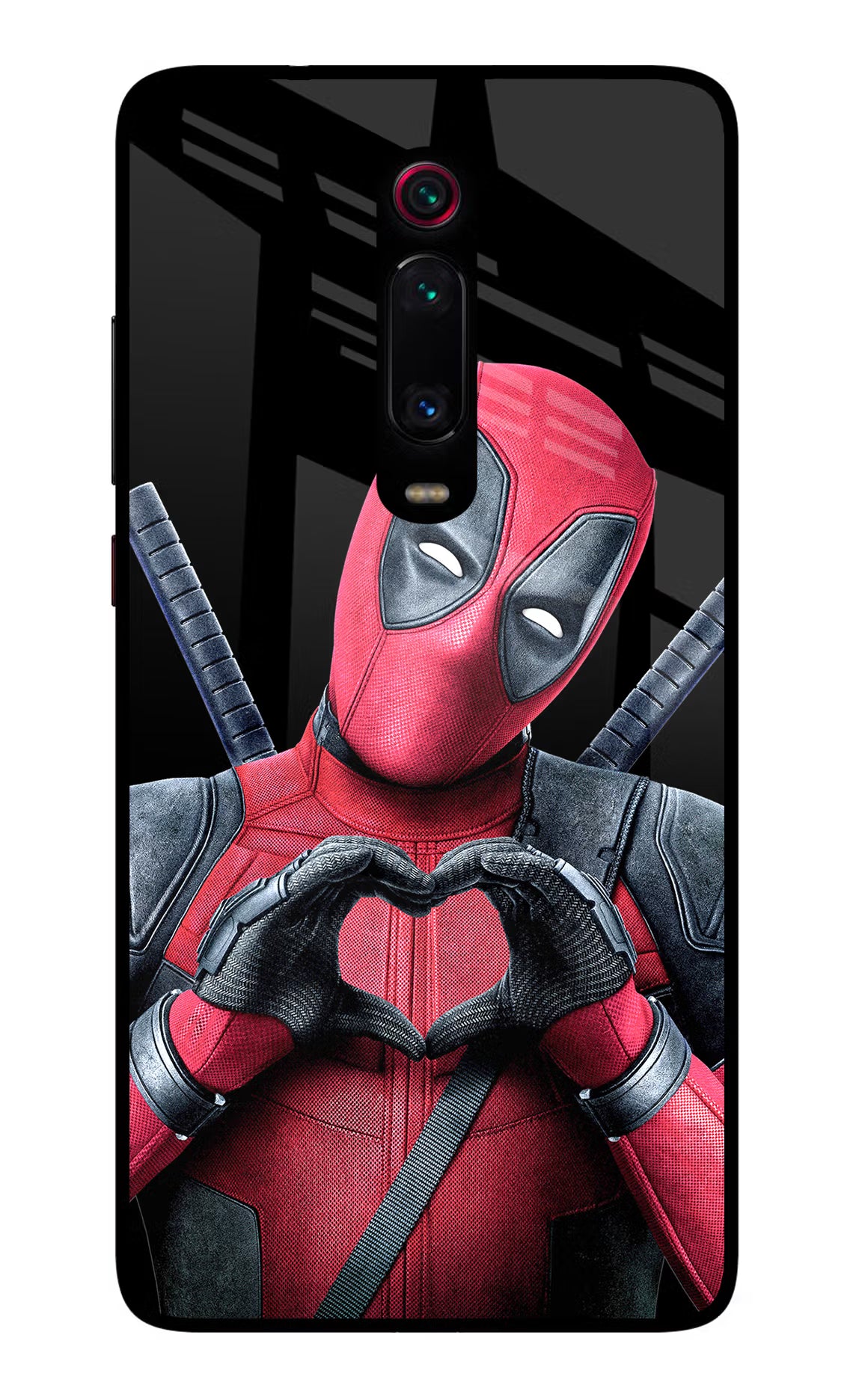 Deadpool Redmi K20/K20 Pro Glass Case Back Cover by Casekaro