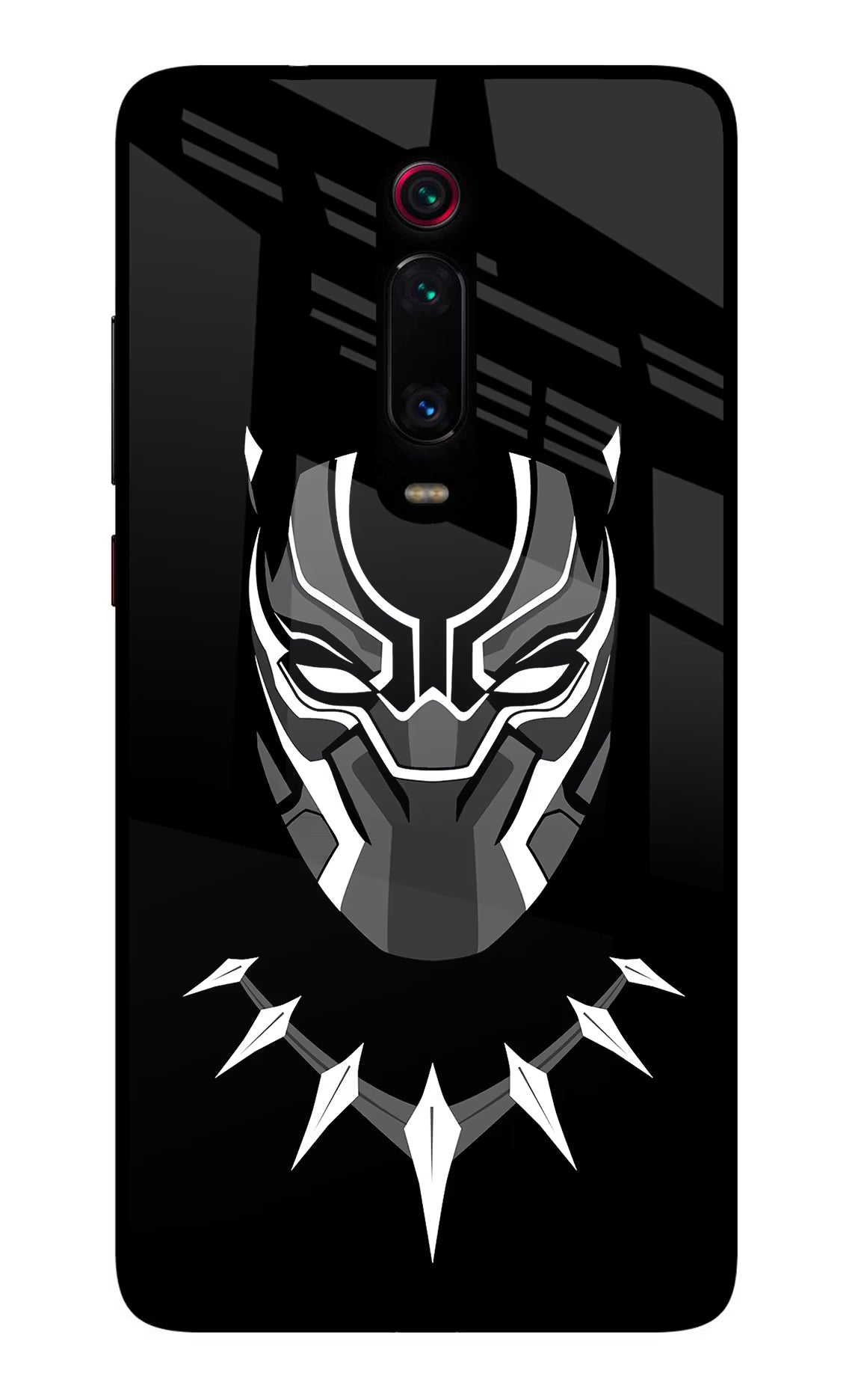 Black Panther Redmi K20/K20 Pro Glass Case Back Cover by Casekaro