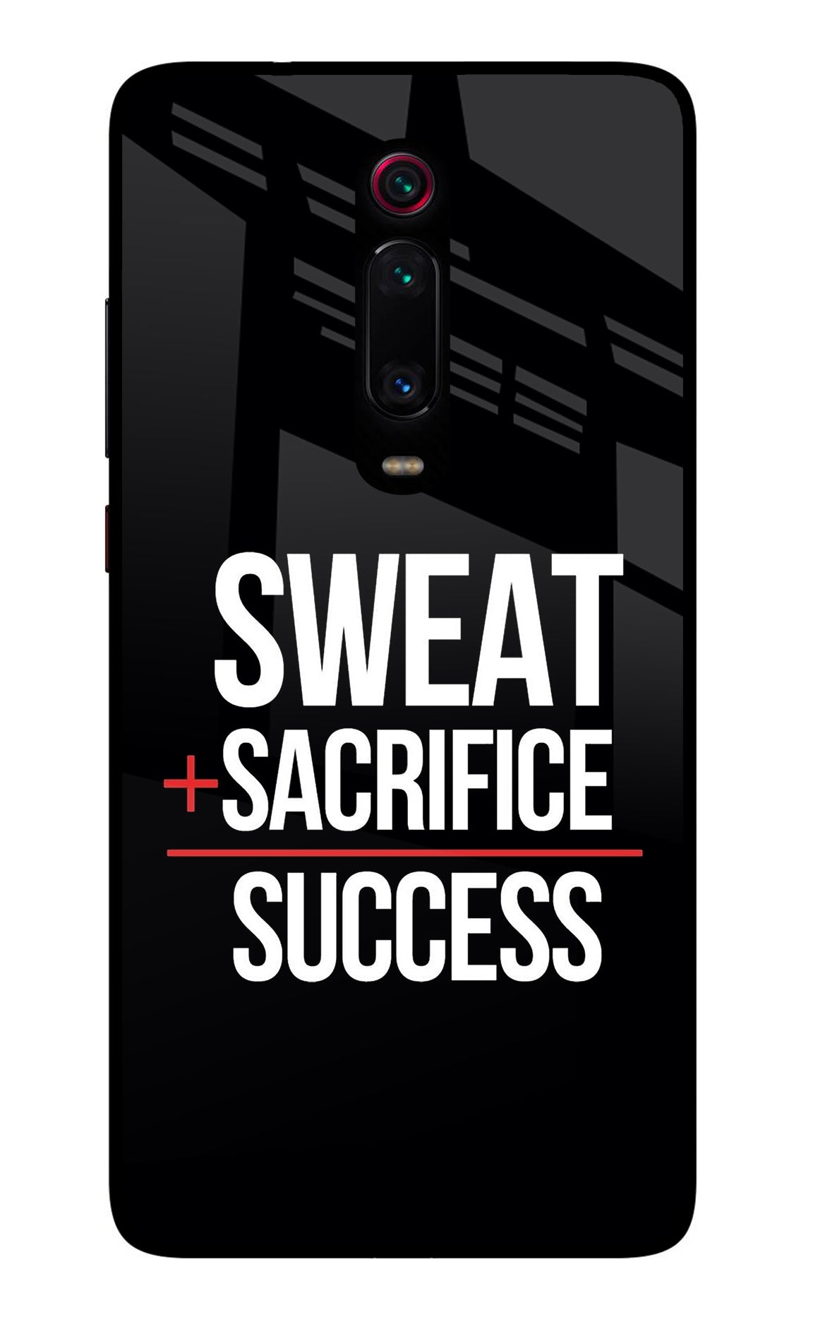 Sweat Sacrifice Success Redmi K20/K20 Pro Back Cover