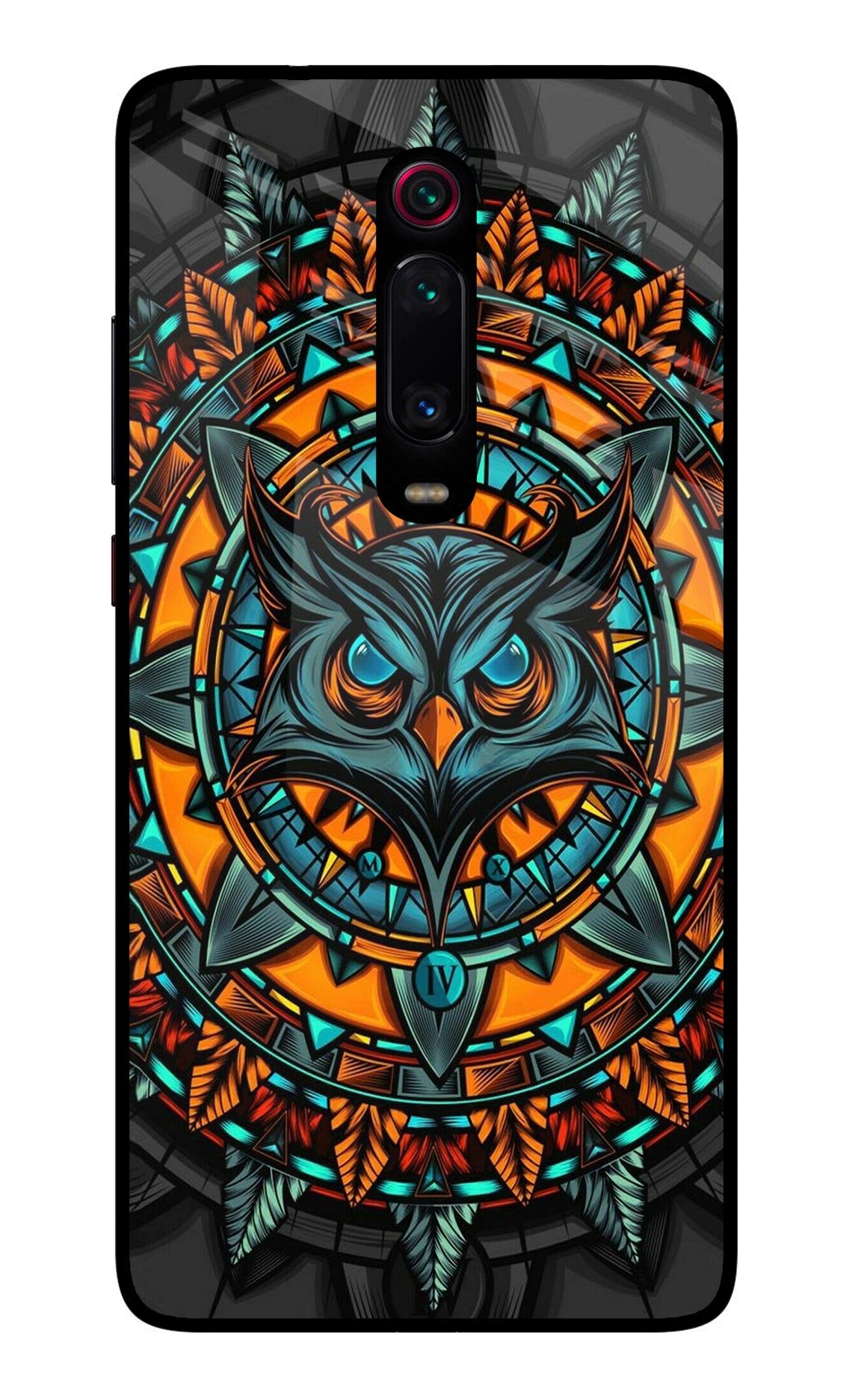 Angry Owl Art Redmi K20/K20 Pro Glass Case