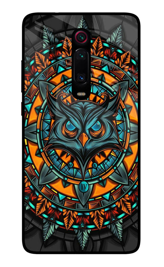 Angry Owl Art Redmi K20/K20 Pro Glass Case