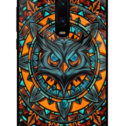 Angry Owl Art Redmi K20/K20 Pro Glass Case Back Cover by Casekaro
