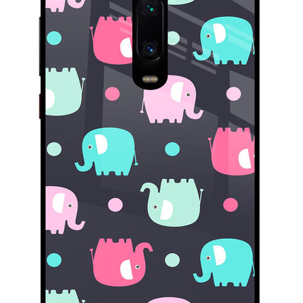 Elephants Redmi K20/K20 Pro Glass Case