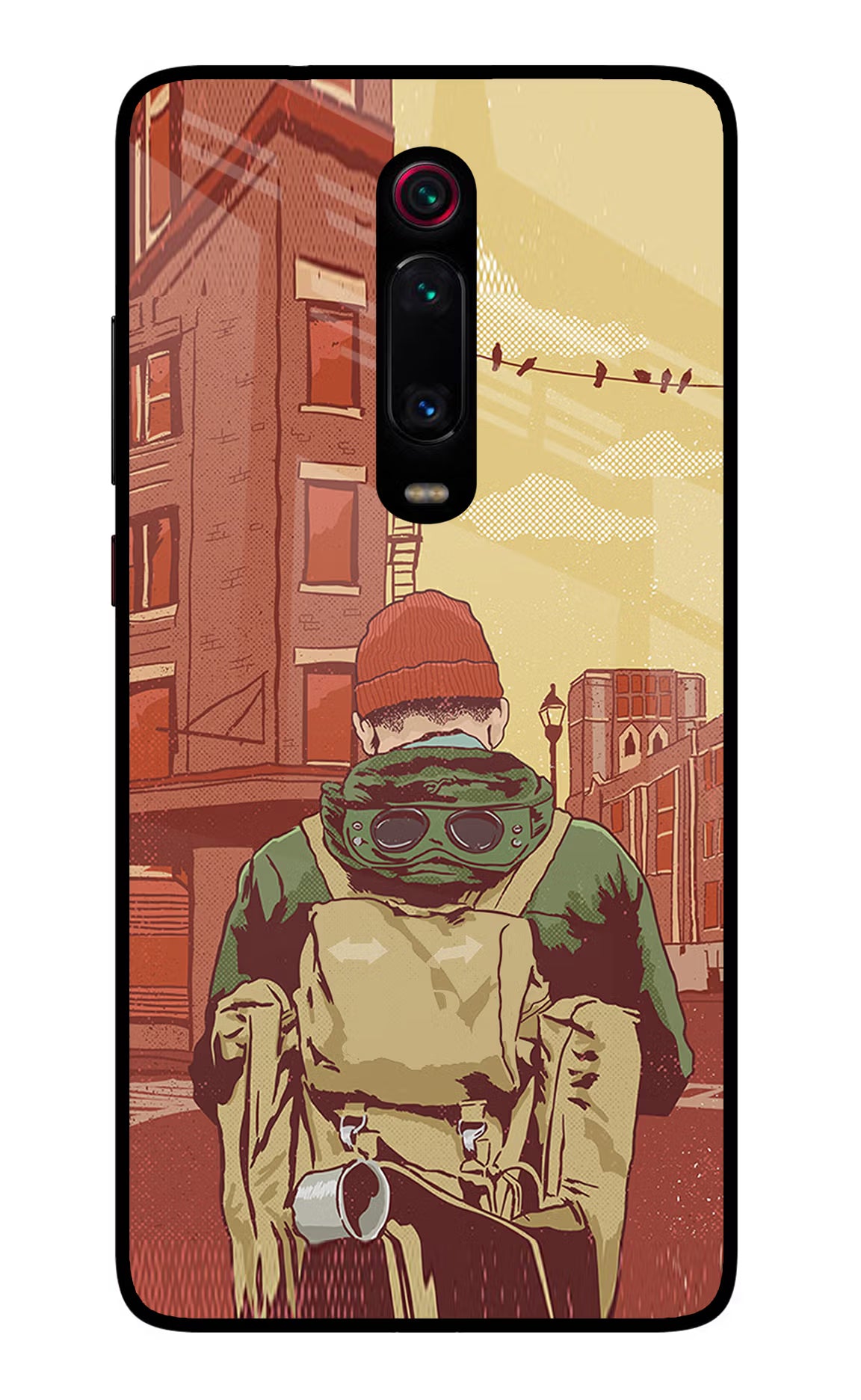 Adventurous Redmi K20/K20 Pro Glass Case Back Cover by Casekaro