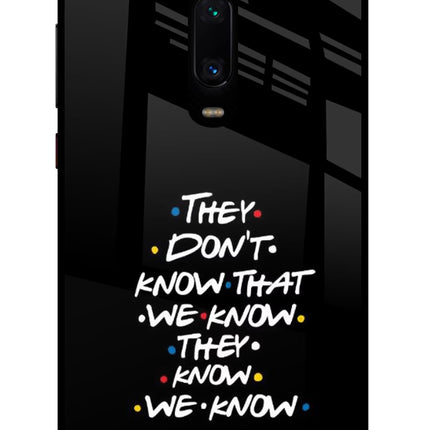 FRIENDS Dialogue Redmi K20/K20 Pro Glass Case