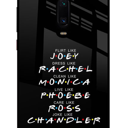 FRIENDS Character Redmi K20/K20 Pro Glass Case