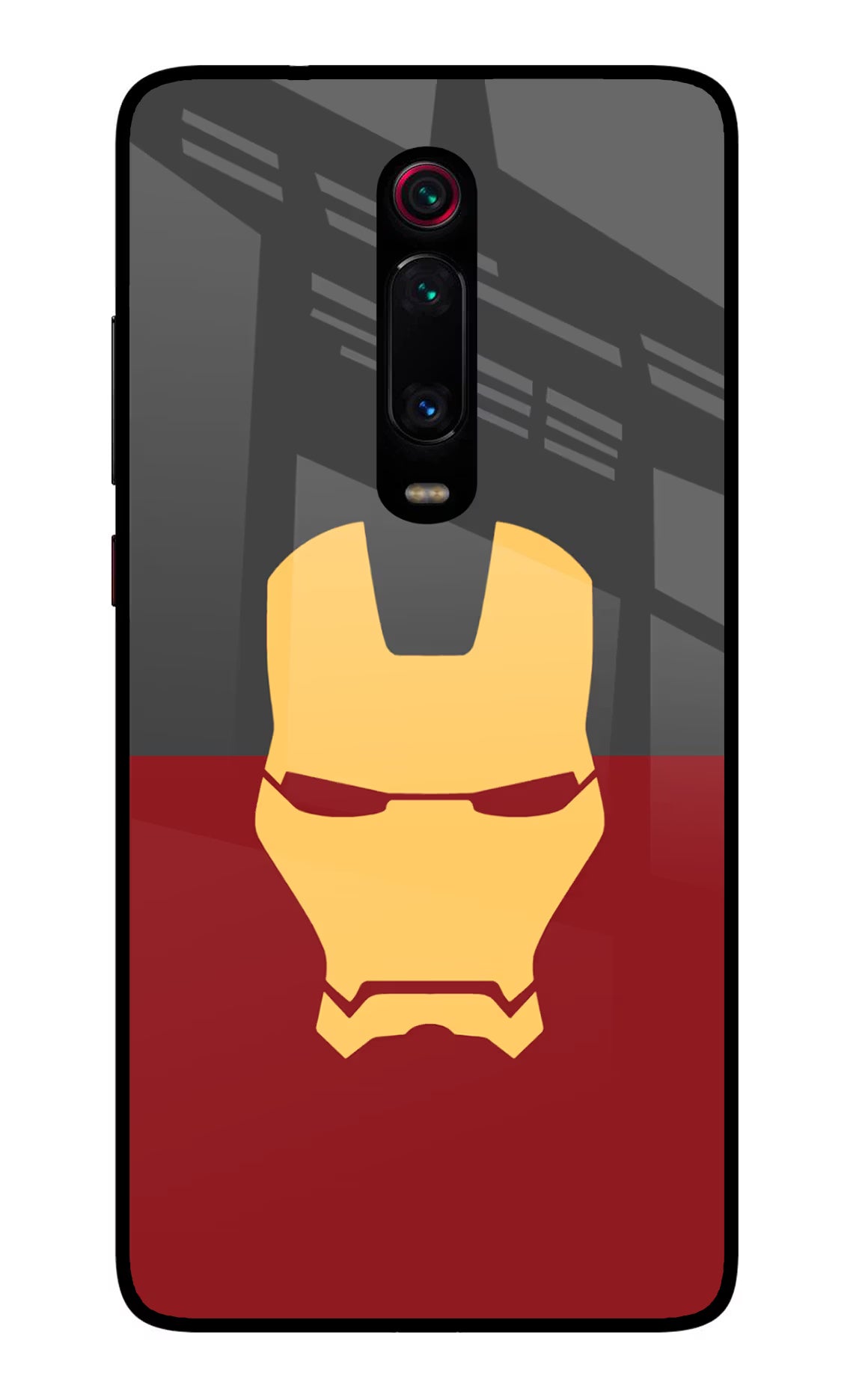Ironman Redmi K20/K20 Pro Glass Case Back Cover by Casekaro