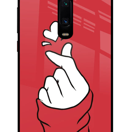 Korean Love Sign Redmi K20/K20 Pro Glass Case