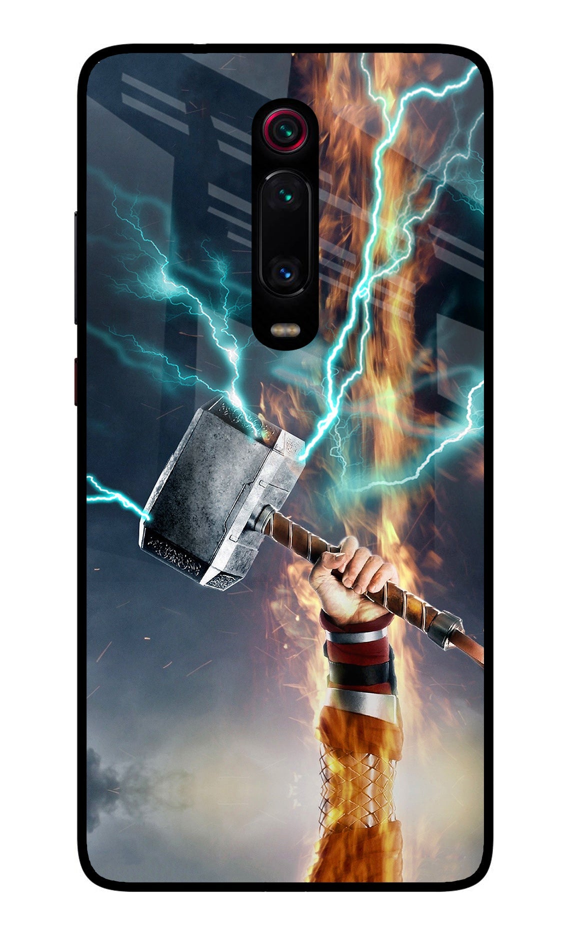 Thor Hammer Mjolnir Redmi K20/K20 Pro Glass Case