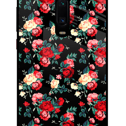 Rose Pattern Redmi K20/K20 Pro Glass Case