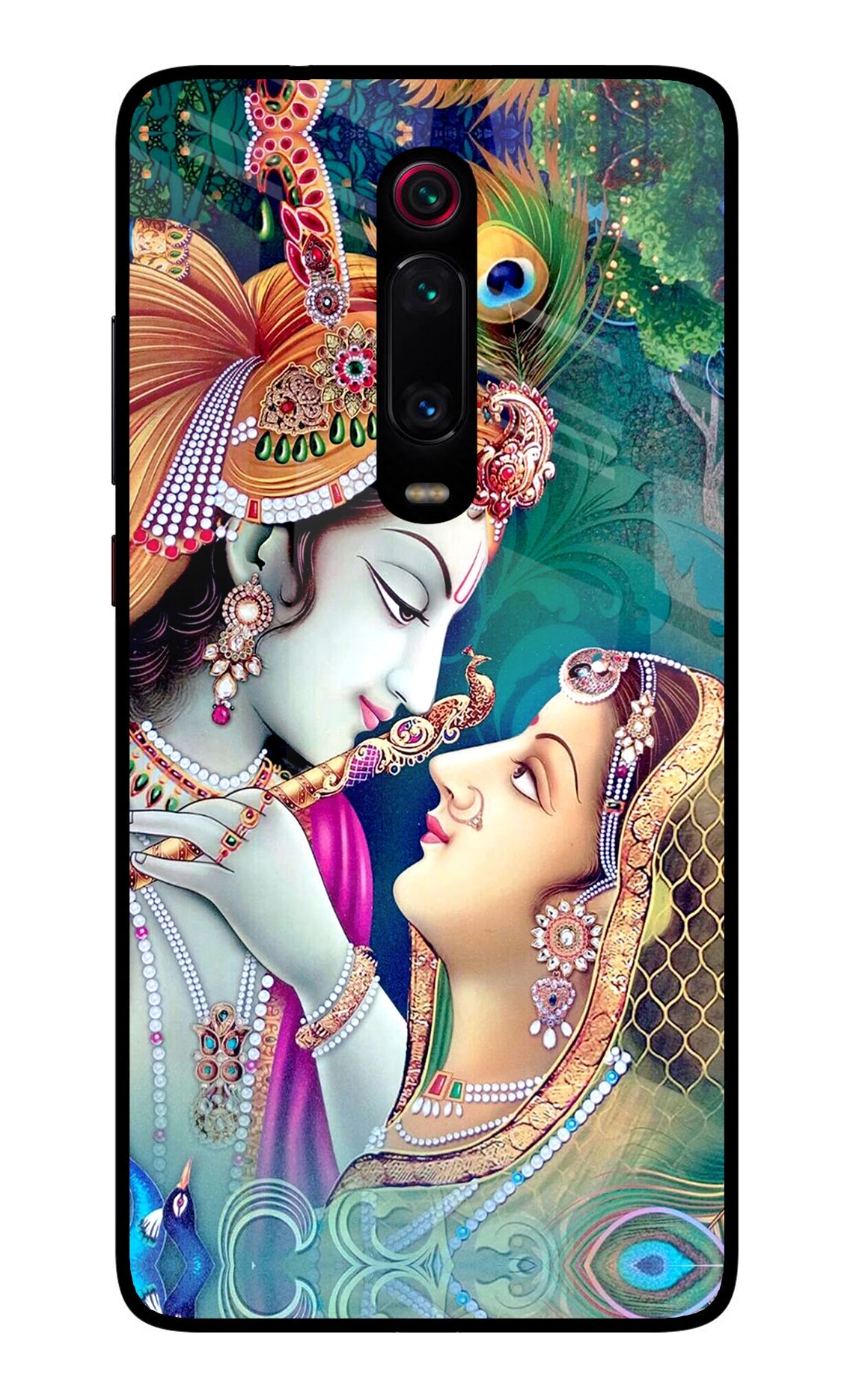 Lord Radha Krishna Redmi K20/K20 Pro Glass Case