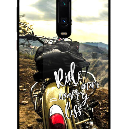 Ride More Worry Less Redmi K20/K20 Pro Glass Case