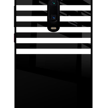 Black and White Print Redmi K20/K20 Pro Glass Case