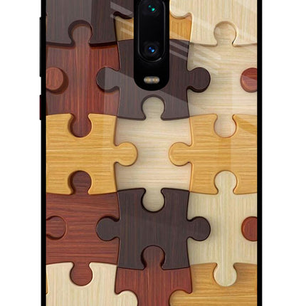 Wooden Puzzle Redmi K20/K20 Pro Glass Case