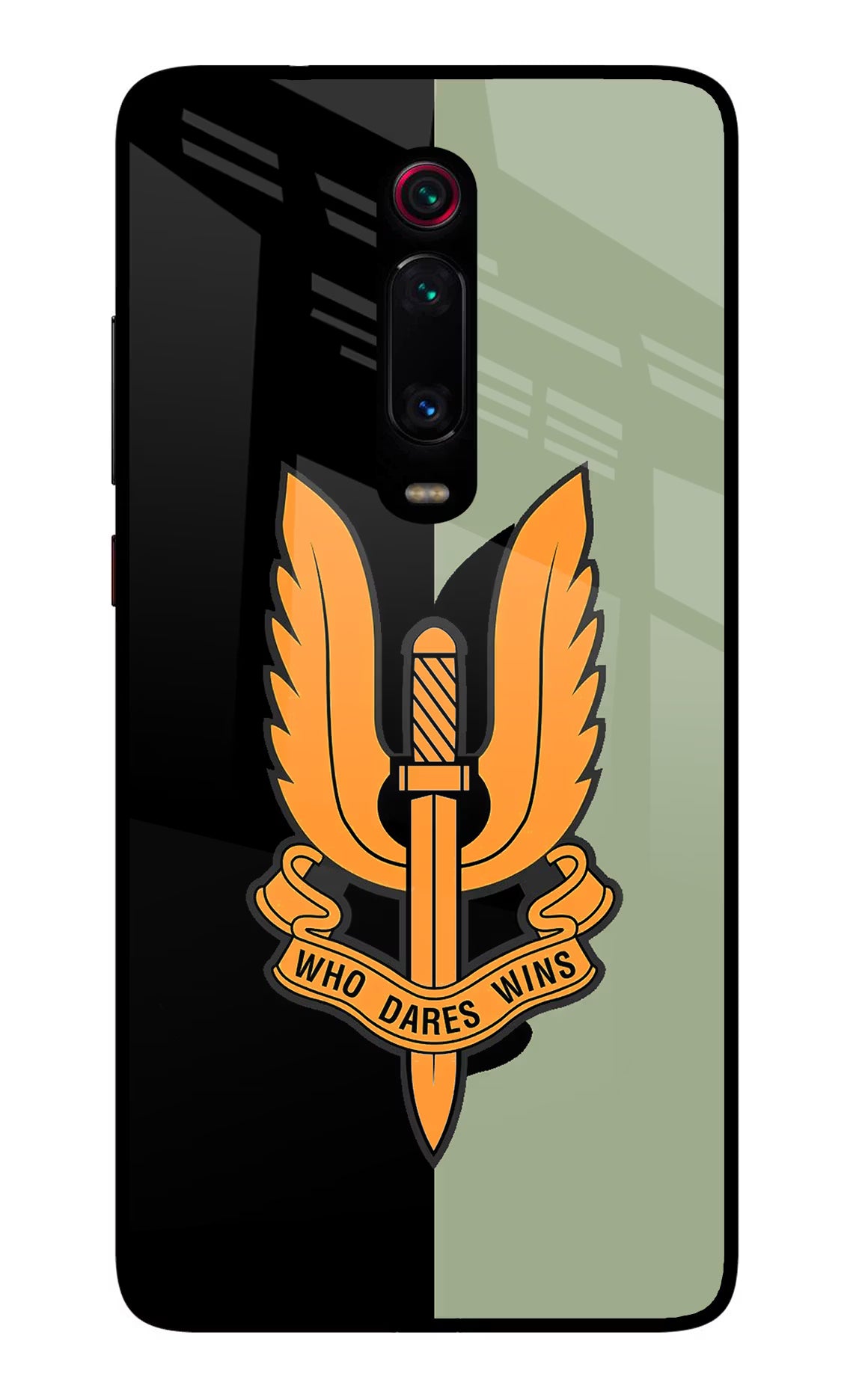 Balidan Logo Redmi K20/K20 Pro Glass Case Back Cover by Casekaro