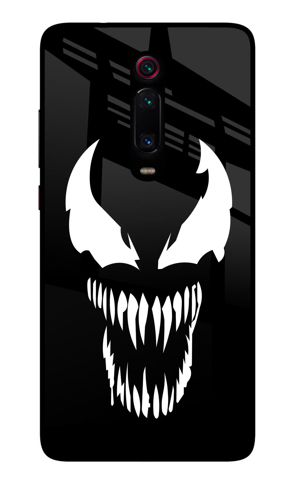 Venom Redmi K20/K20 Pro Glass Case Back Cover by Casekaro