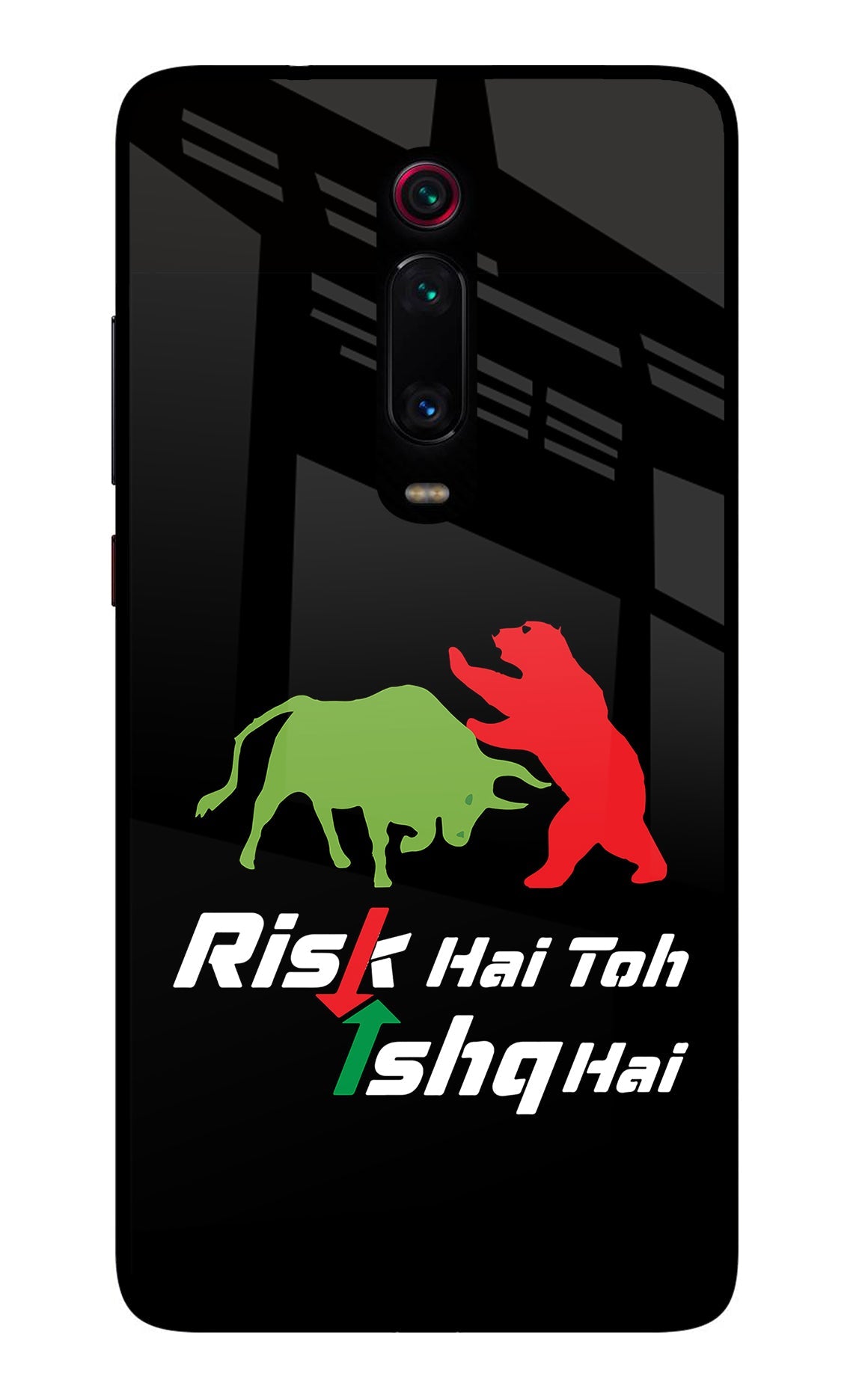 Risk Hai Toh Ishq Hai Redmi K20/K20 Pro Glass Case