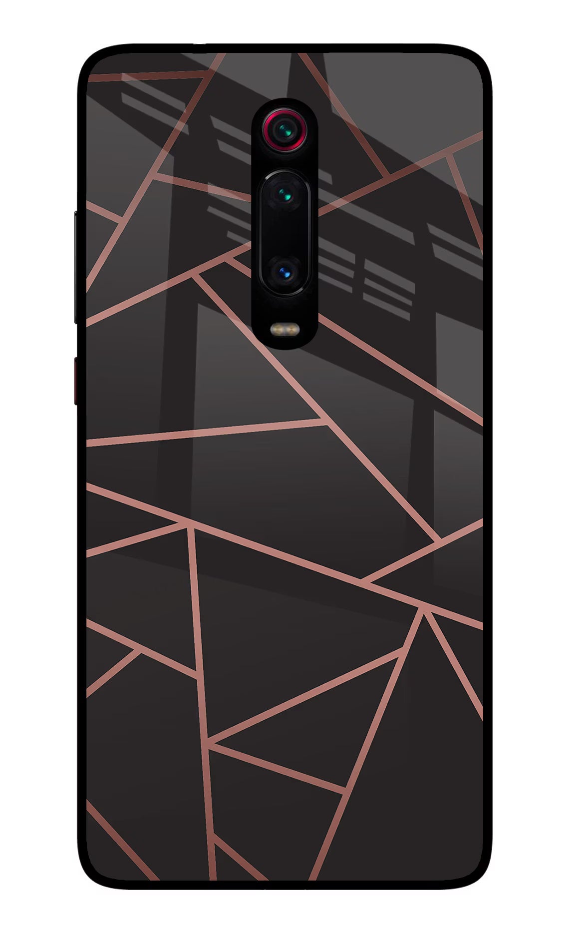 Geometric Pattern Redmi K20/K20 Pro Glass Case Back Cover by Casekaro
