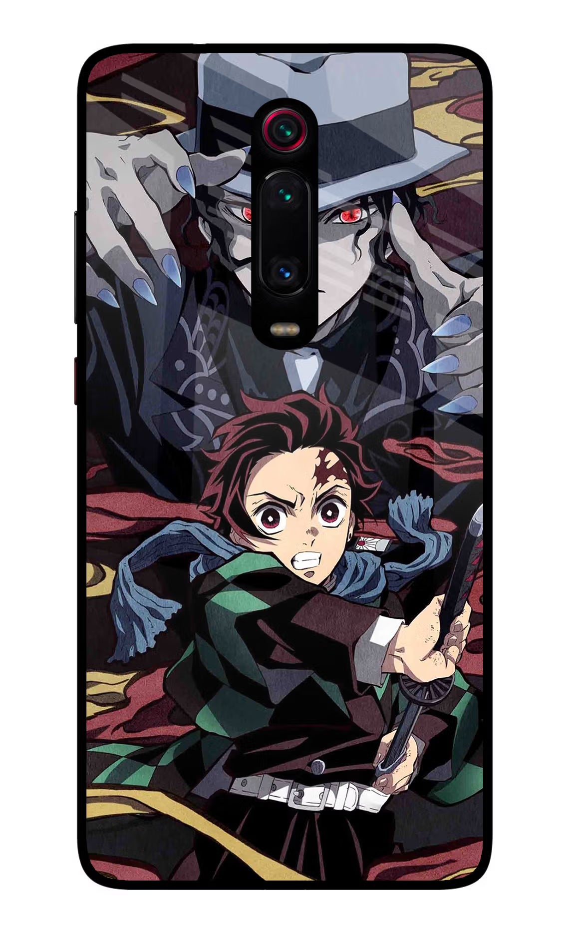 Demon Slayer Redmi K20/K20 Pro Glass Case Back Cover by Casekaro