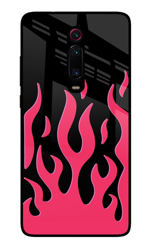 Fire Flames Redmi K20/K20 Pro Glass Case