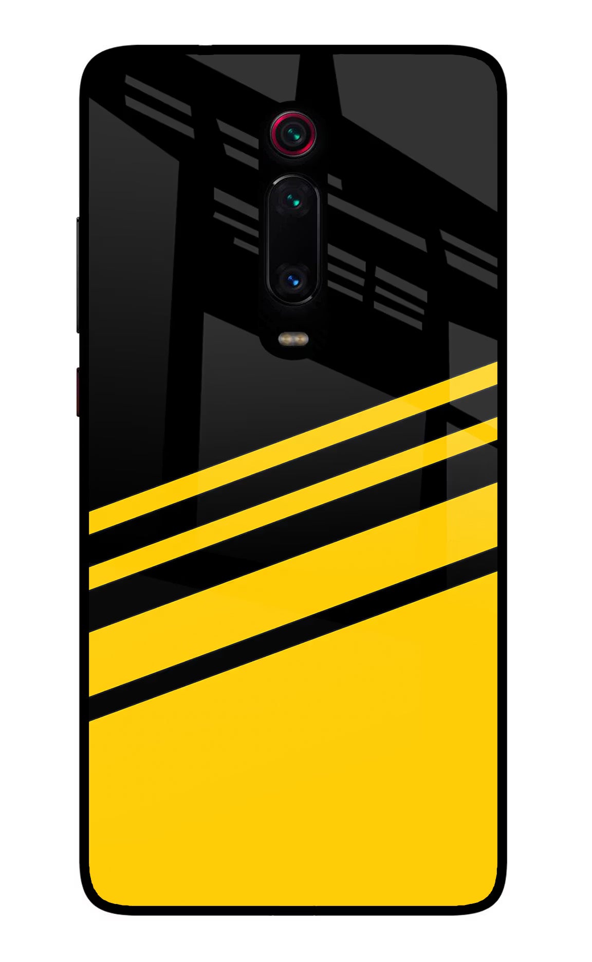 Yellow Shades Redmi K20/K20 Pro Glass Case Back Cover by Casekaro