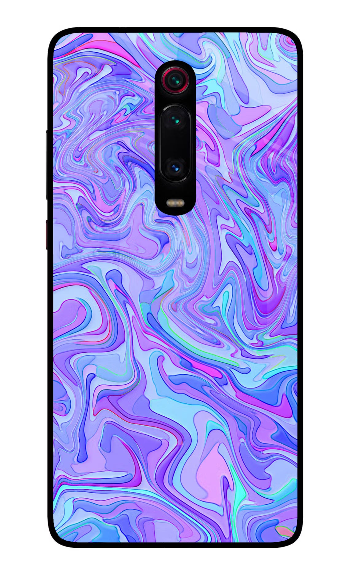 Glitter Redmi K20/K20 Pro Glass Case Back Cover by Casekaro