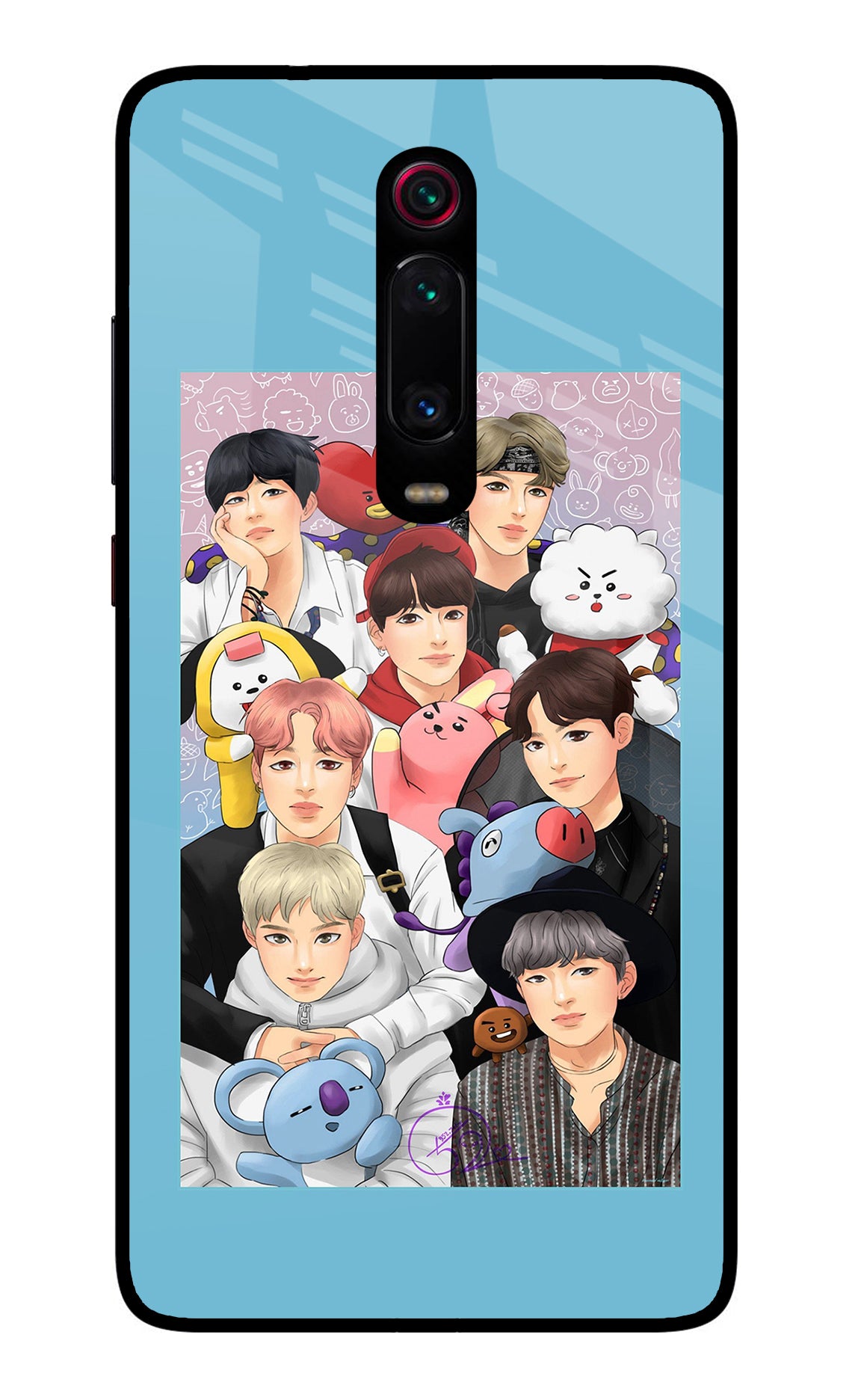 BTS with animals Redmi K20/K20 Pro Back Cover