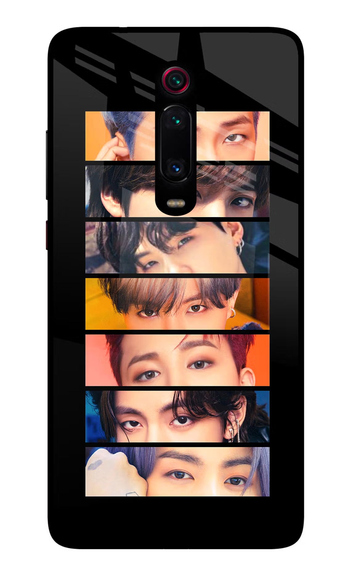 BTS Eyes Redmi K20/K20 Pro Glass Case Back Cover by Casekaro