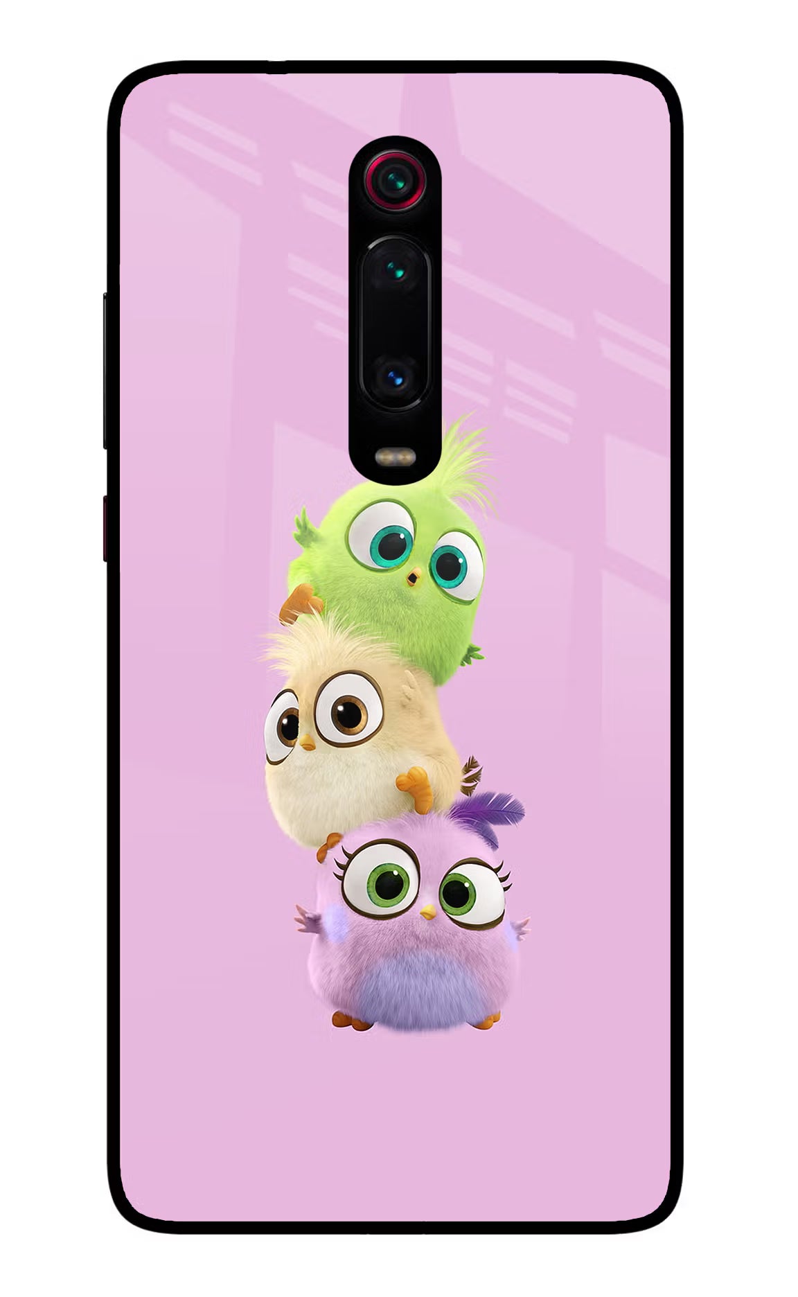 Cute Little Birds Redmi K20/K20 Pro Glass Case Back Cover by Casekaro
