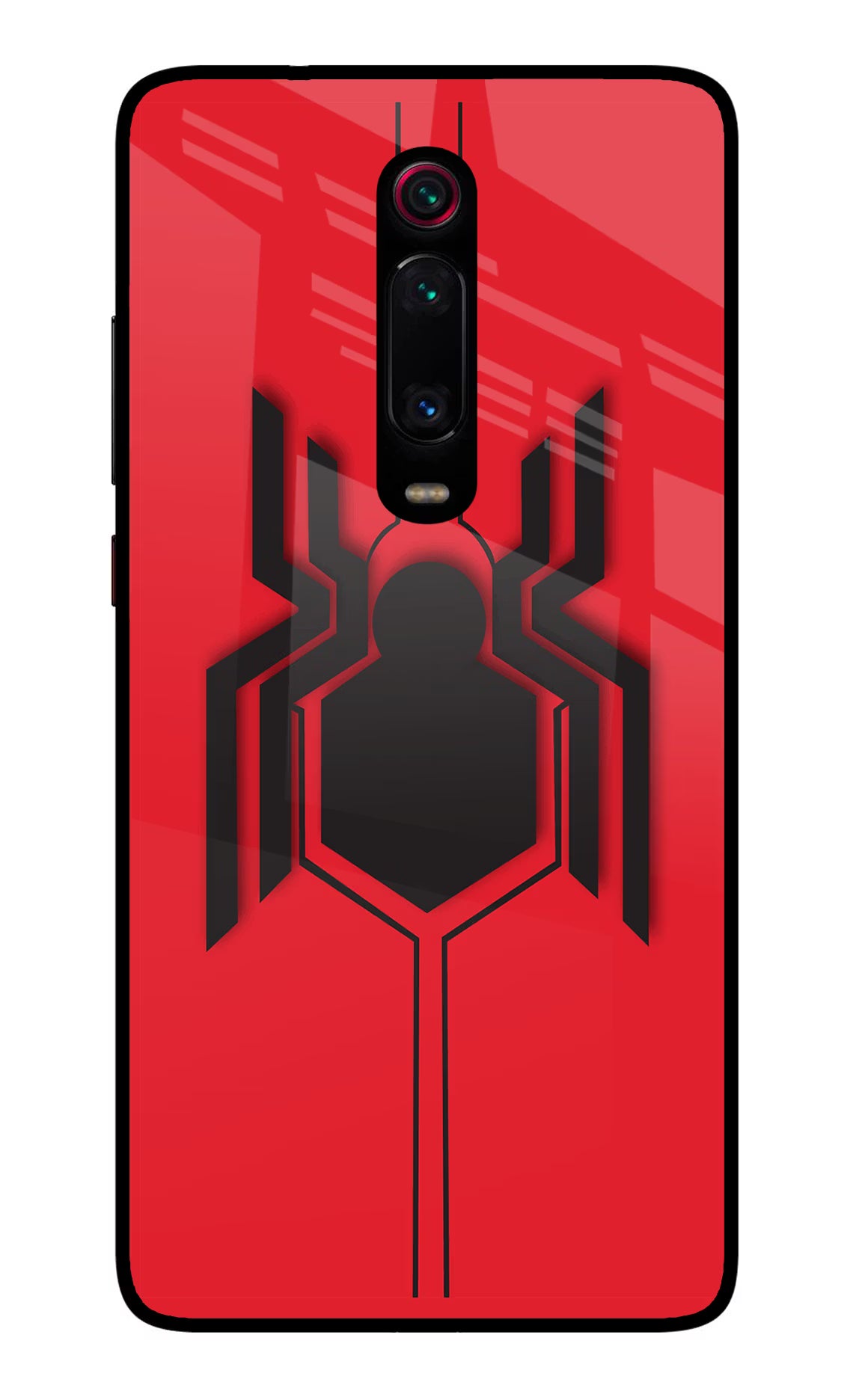 Spider Redmi K20/K20 Pro Glass Case Back Cover by Casekaro