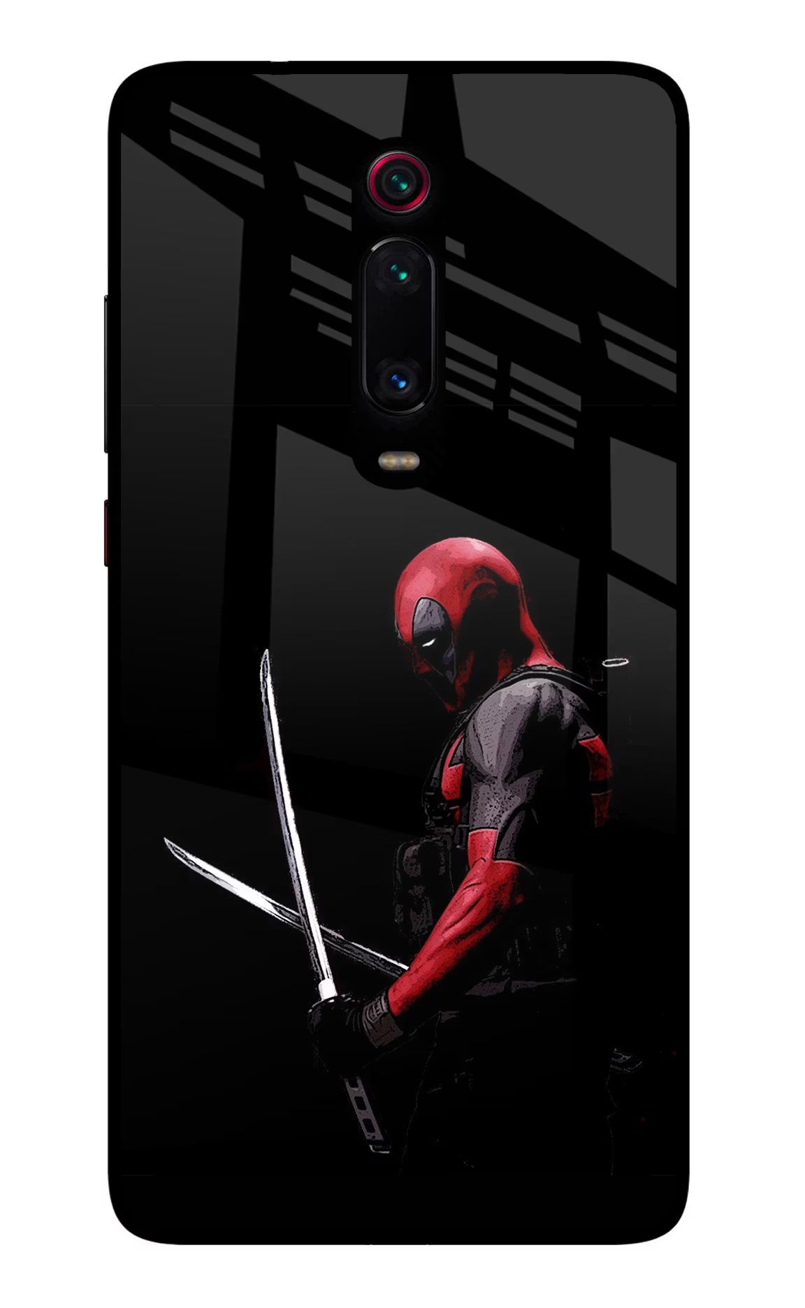 Deadpool Redmi K20/K20 Pro Glass Case Back Cover by Casekaro